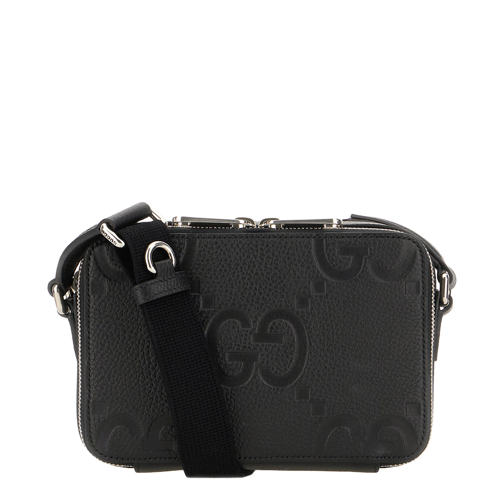 Black Leather Crossbody Bag