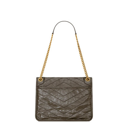 MAYFEYR - SAINT LAURENT PARIS - Niki Medium Soft Bag In Vintage Leather - 6331840EN07
