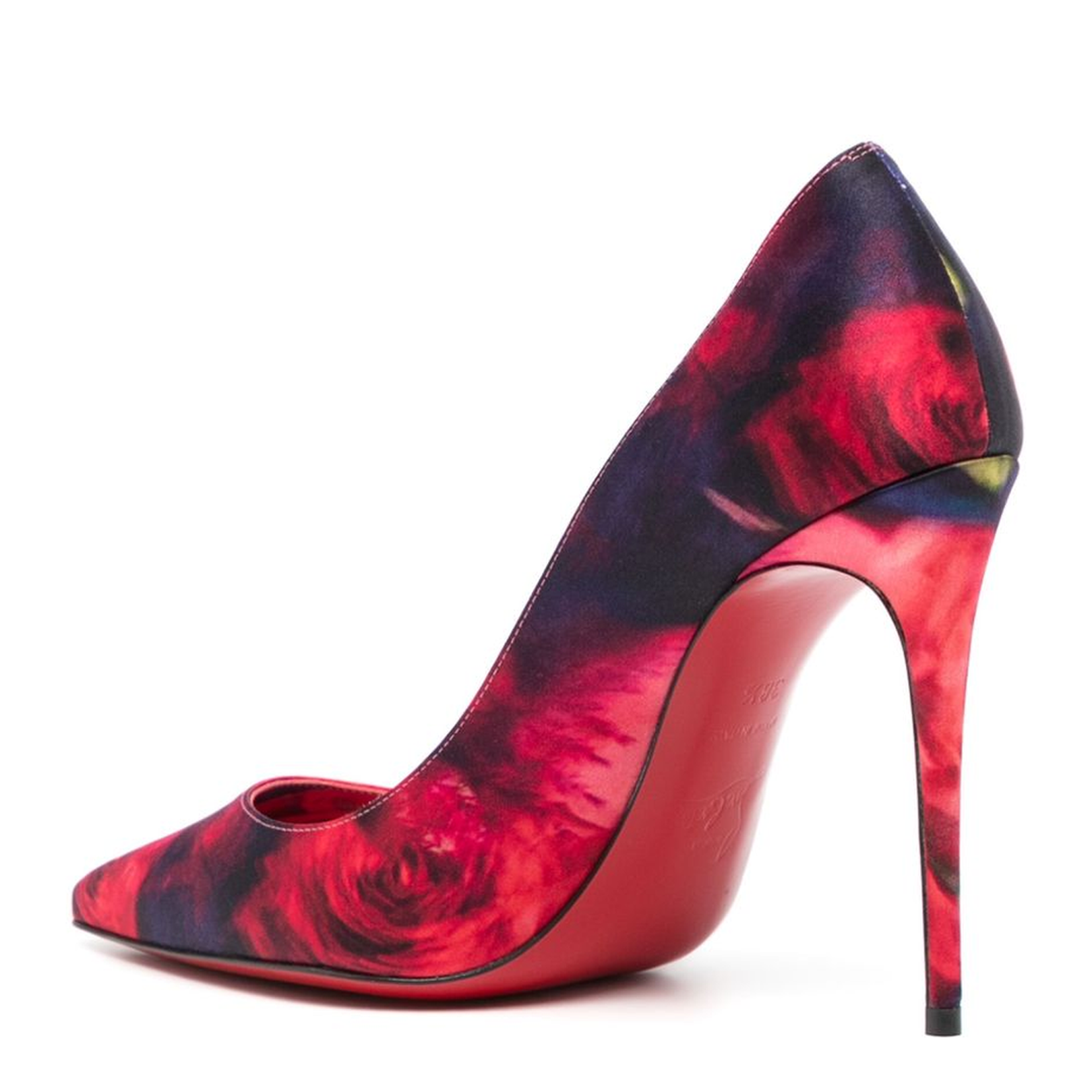 Rose Red Pointed Toe High Heel