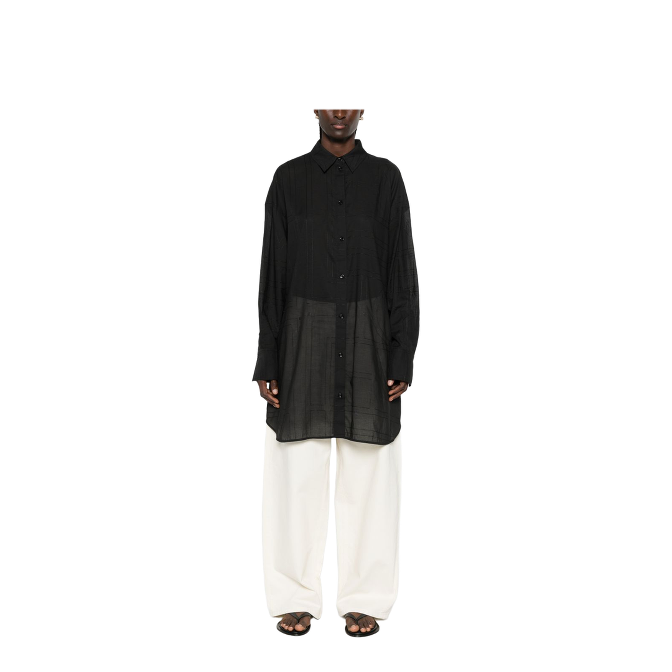 MAYFEYR - Toteme - Shirts Black - 263WRD0254FB0239001