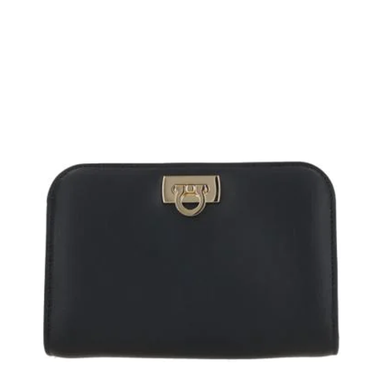 Black Leather Clutch