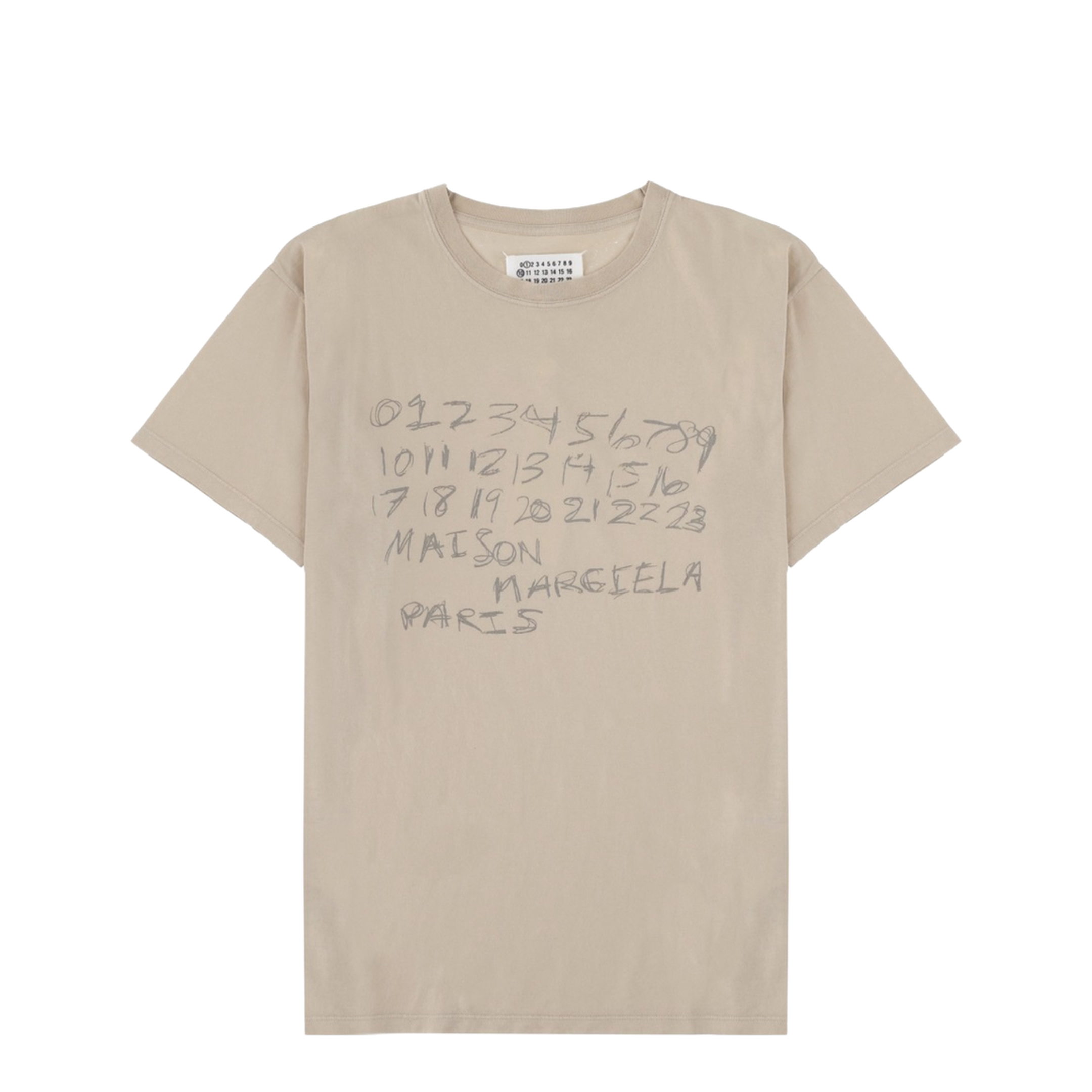 Numeric Sand-Coloured Cotton T-Shirt