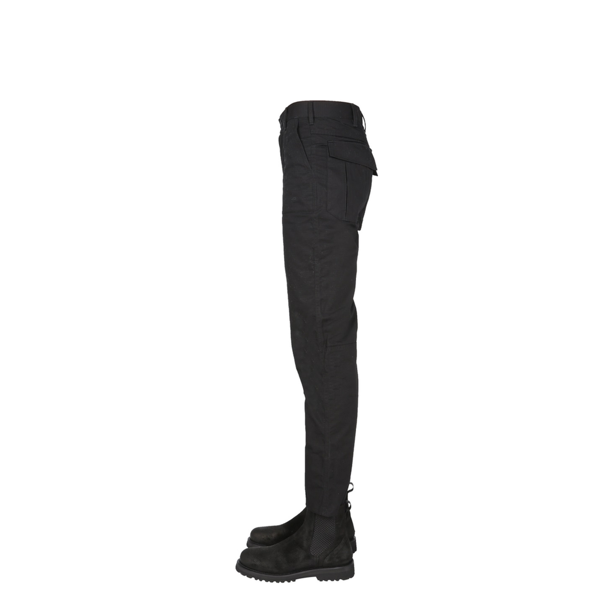 MAYFEYR - ARKAIR - Pants With Logo Button - C415AAFPBLACK