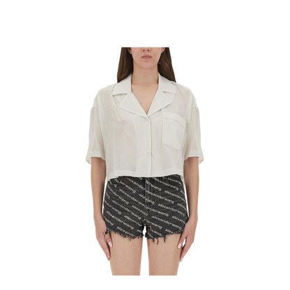 MAYFEYR -  - Striped Shirt With Embroidered Logo - 4WC3251099971