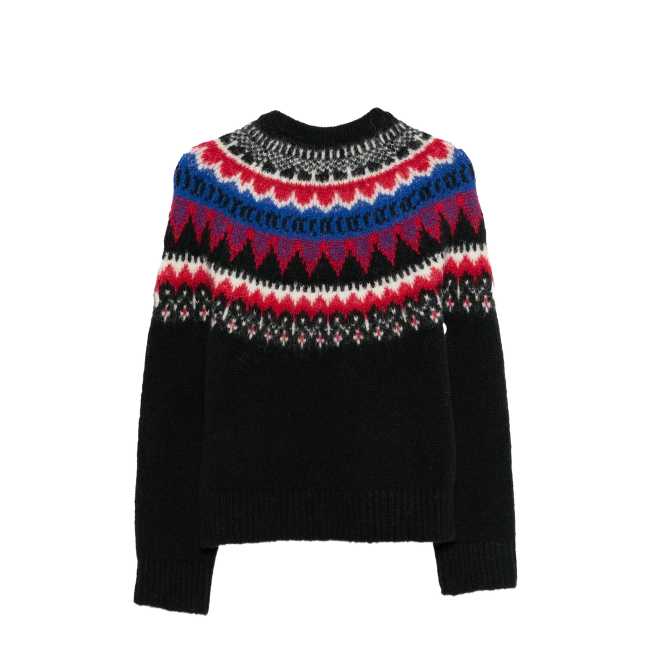 Wool Crewneck Jumper - Black