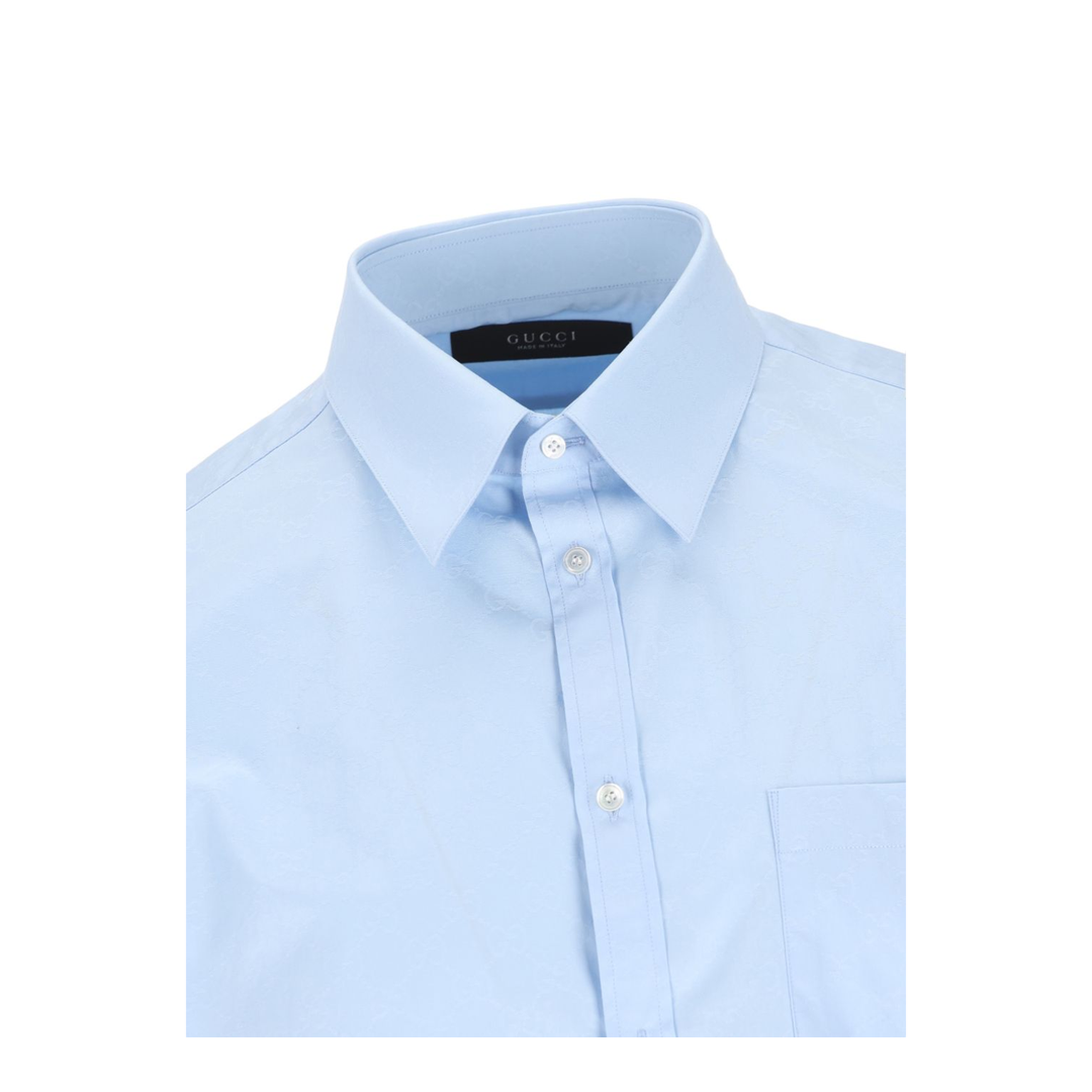 Light Blue Poplin Shirt