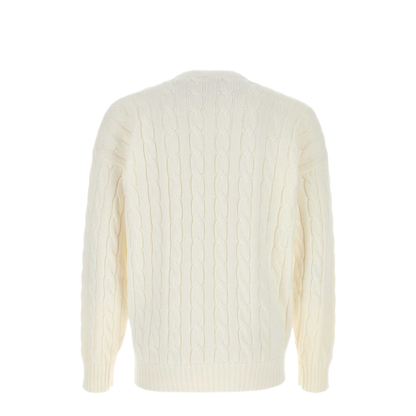 MAYFEYR - Prada - White Cotton Sweater - UMF304SOOO19VLF0009