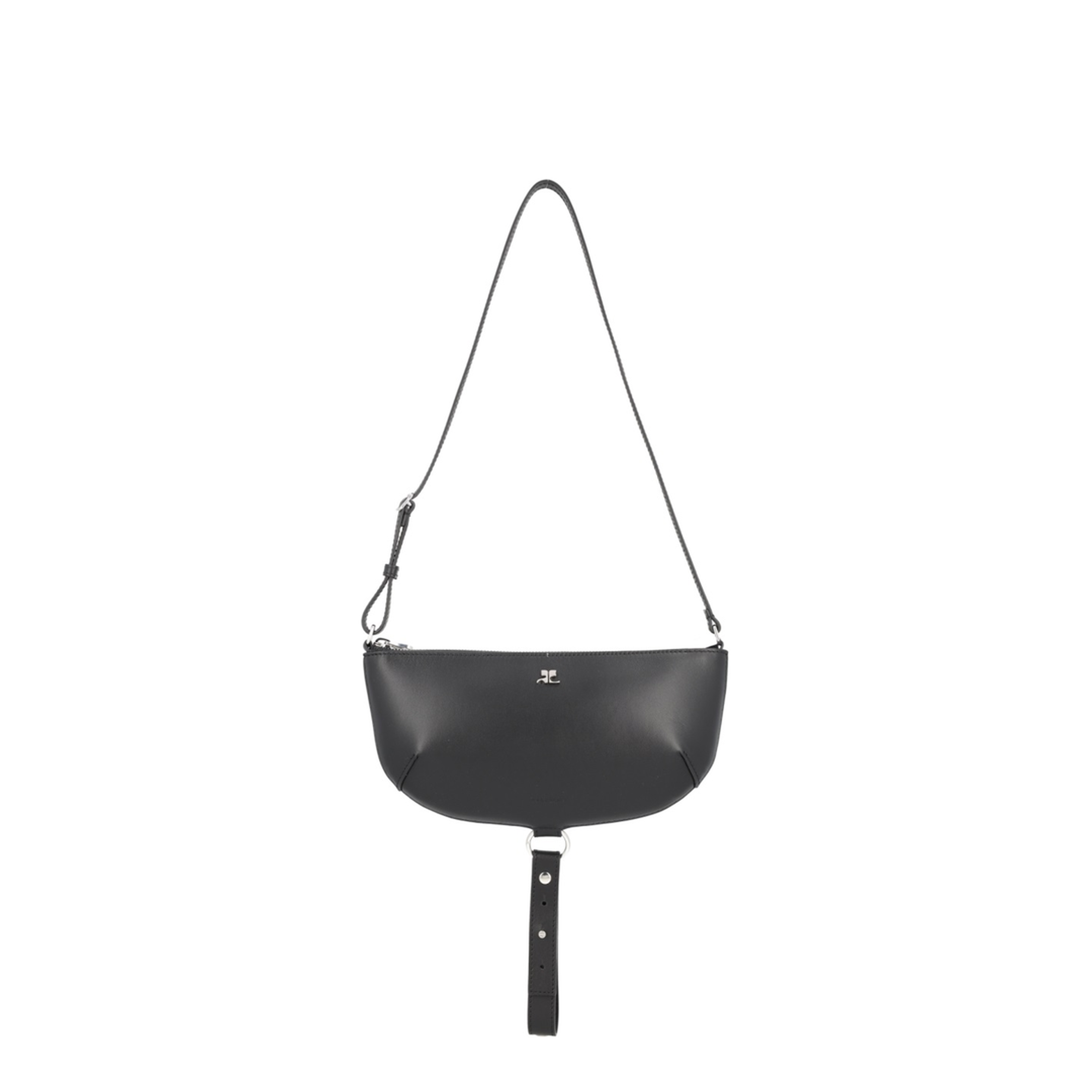 Holy Eclipse Medium Calf Leather Shoulder Bag - Black
