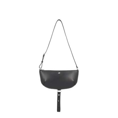 Holy Eclipse Medium Calf Leather Shoulder Bag - Black