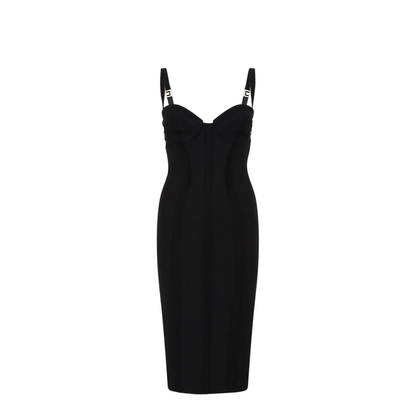 MAYFEYR - Elisabetta Franchi - Dresses Black - AB91861E2110