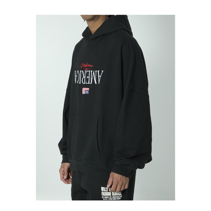 MAYFEYR - Willy Chavarria - Welcome To America Hoodie - WCJSY0241001