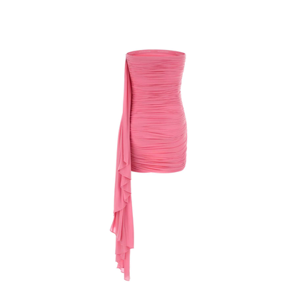 MAYFEYR - Alexander Wang - Asymmetric Ruched Strapless Mini Dress - 1CC3266000667A