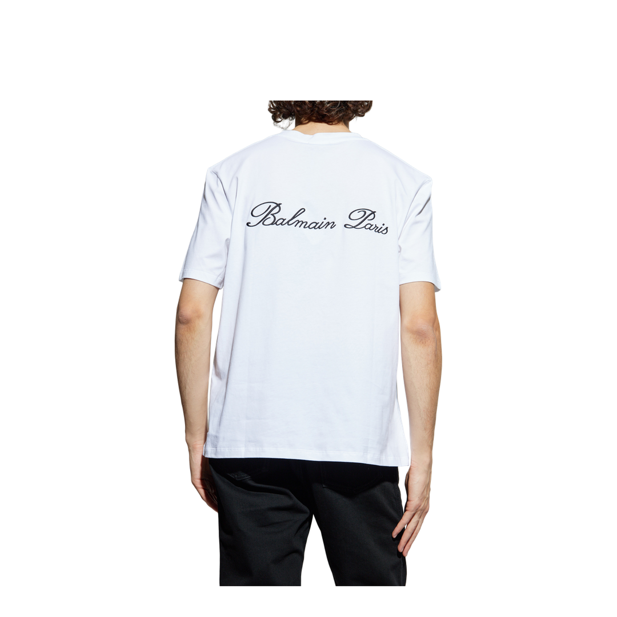 Embroidered Signature T-shirt White
