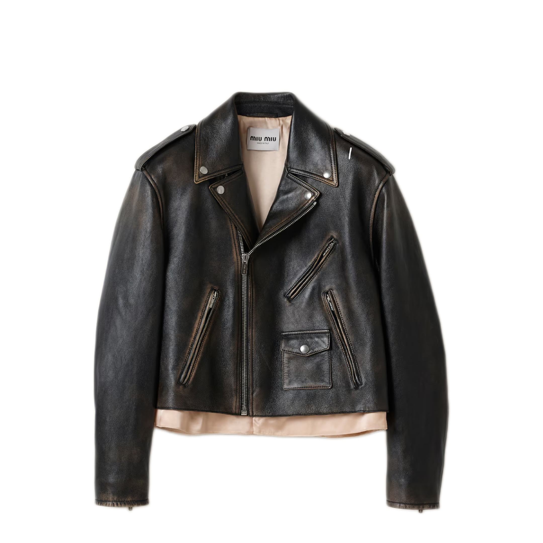 MAYFEYR - Miu Miu - Leather Jacket - MPV916SOOO1134F008A
