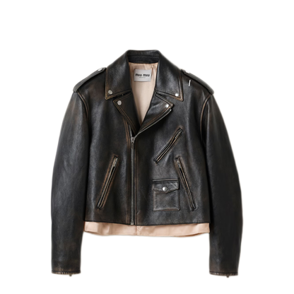 MAYFEYR - Miu Miu - Leather Jacket - MPV916SOOO1134F008A