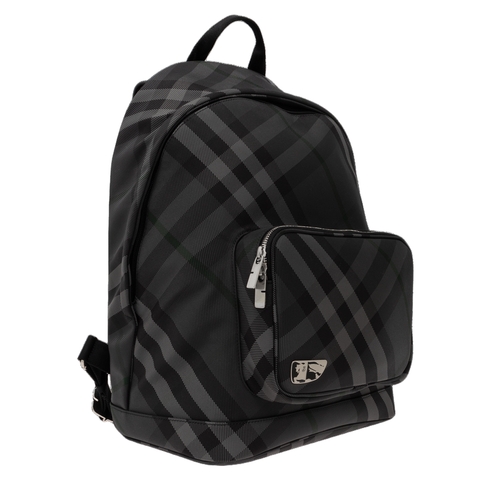 Checked Pattern Backpack