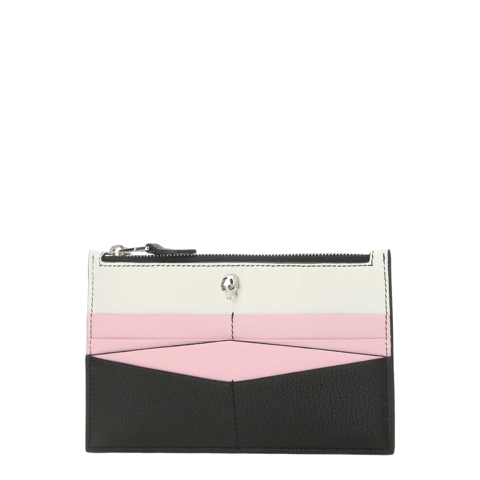 Multicolor leather pouch