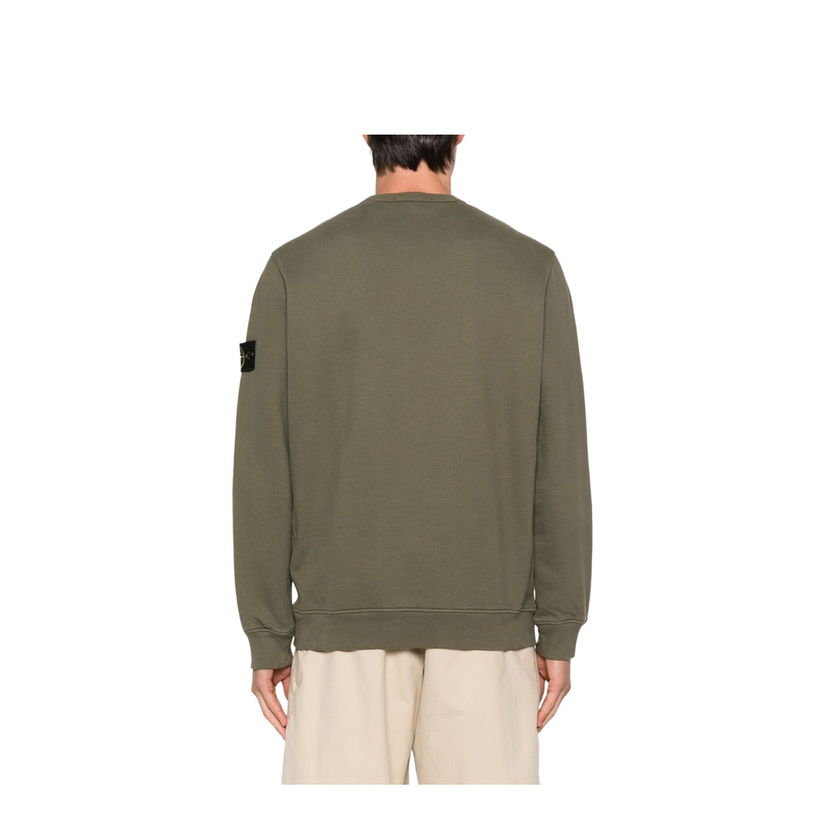 Crewneck Sweatshirt in Brushed Organic Cotton Fleece