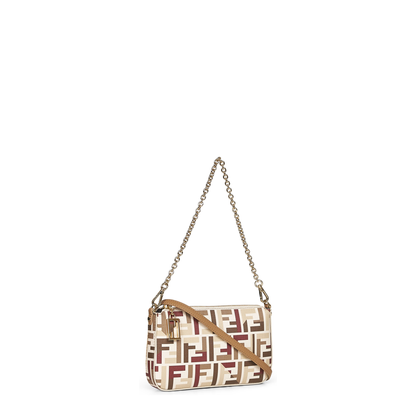 Baguette Ff fabric Pouch - Multicolour