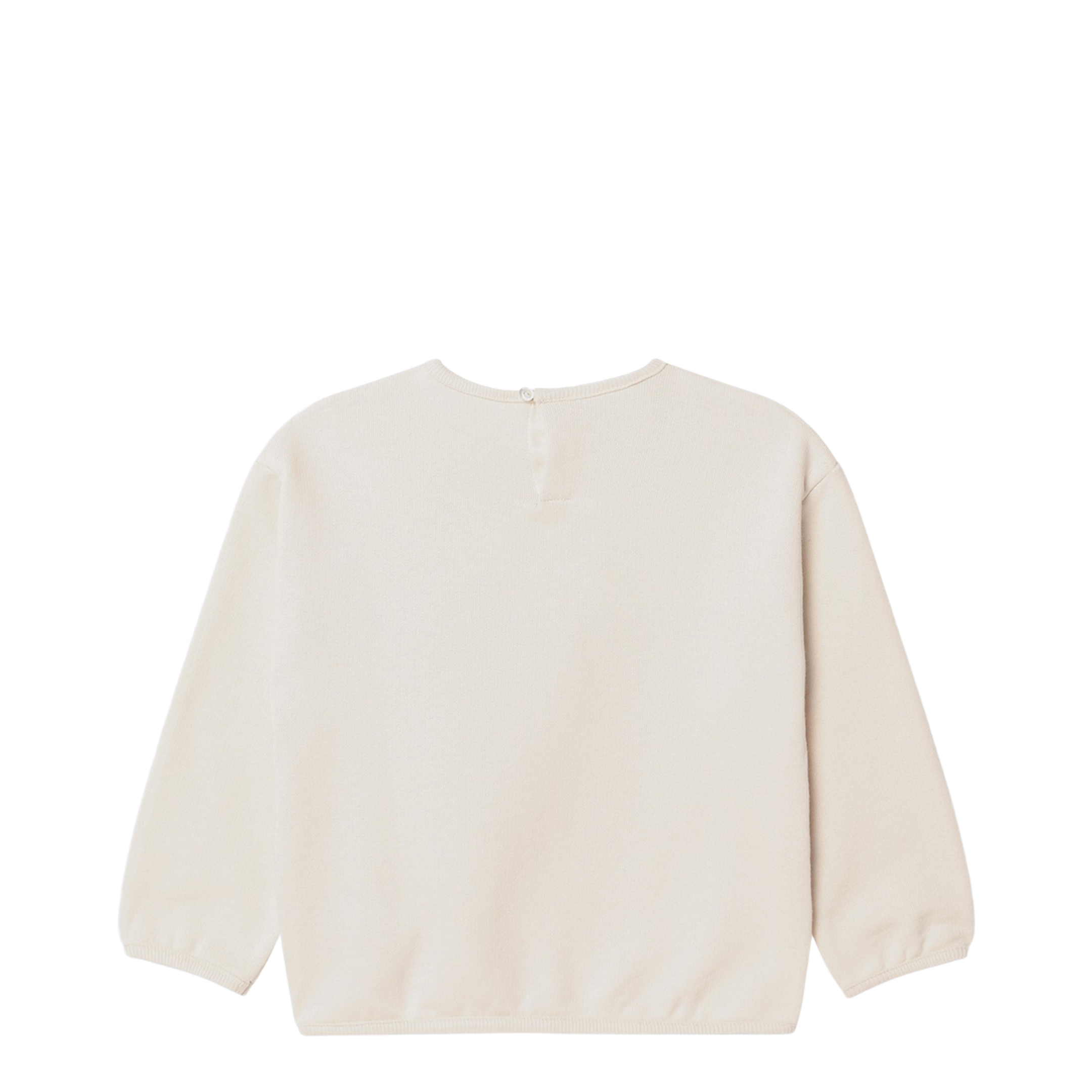 Ivory Sweatshirt with Bit Detail