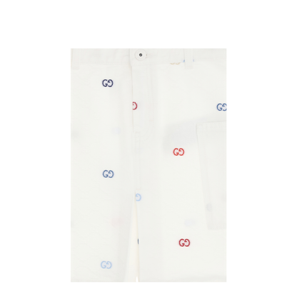 MAYFEYR - Gucci - Cotton Denim Jacquard Skirt - 856226XDDFC