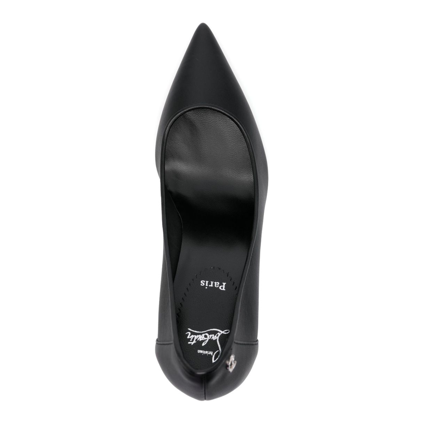 High Stiletto Heel Black Calf Leather