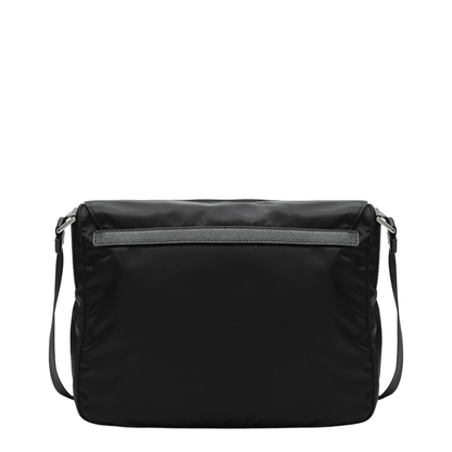 Re-Nylon Medium Nylon Shoulder Bag - Black