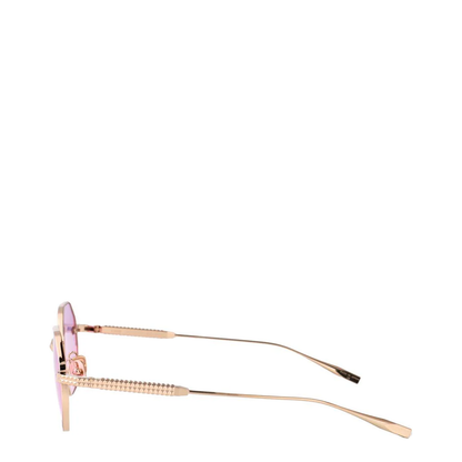 Octagonal Frame Pink Lens Sunglasses