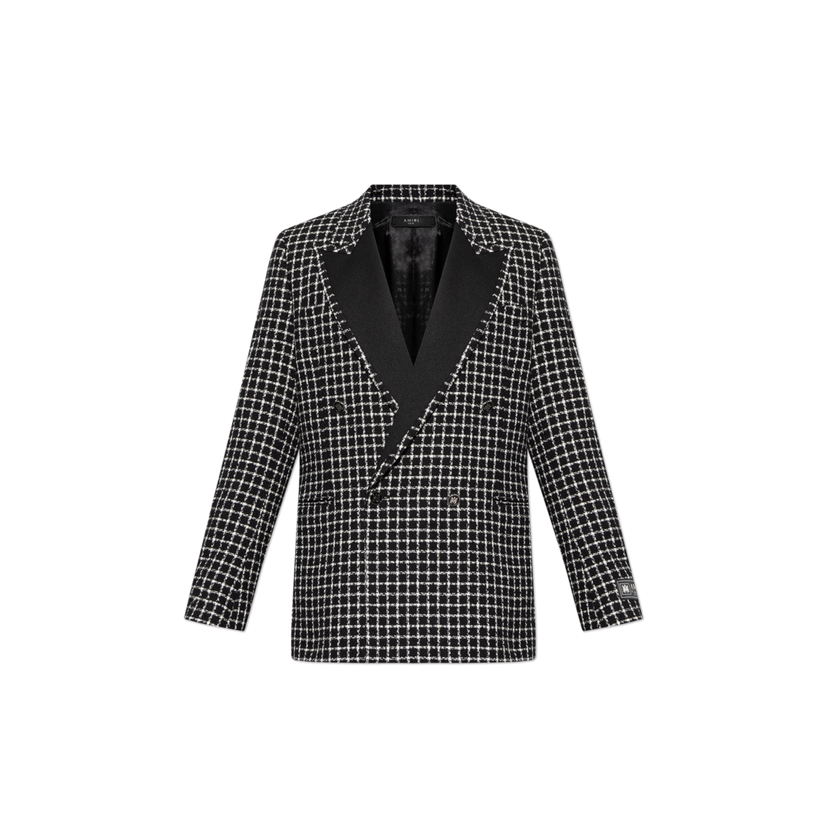 Blazer with check pattern