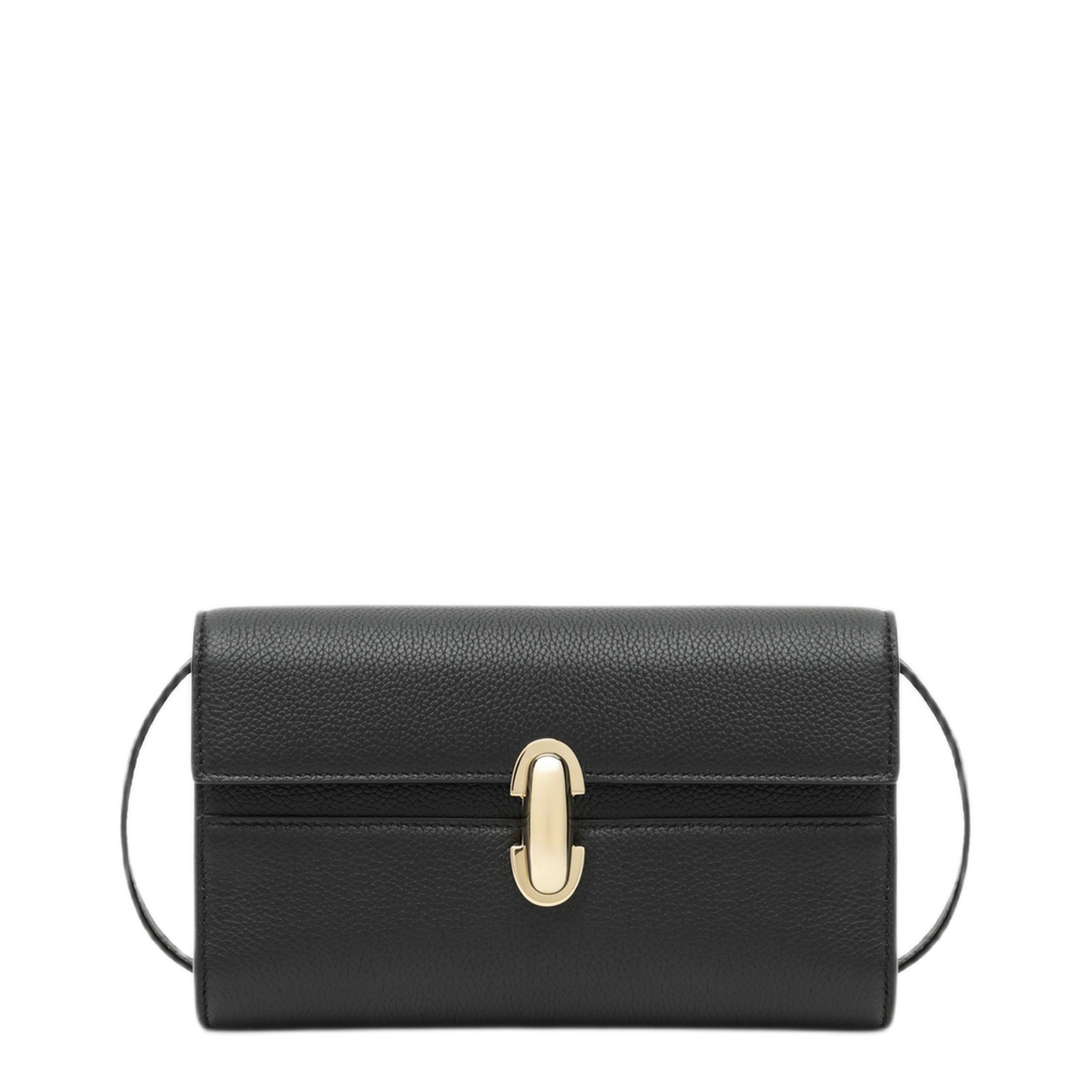 MAYFEYR - Savette - Symmetry Mini Crossbody Bag In Black Leather - H-038-0909001