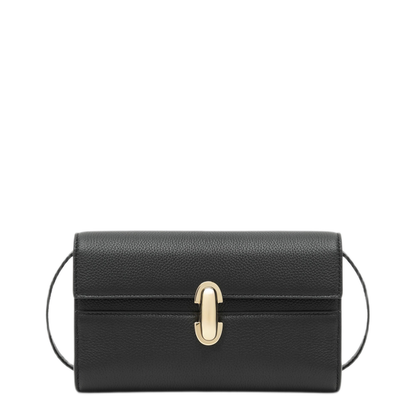 MAYFEYR - Savette - Symmetry Mini Crossbody Bag In Black Leather - H-038-0909001