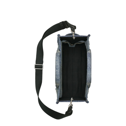 Rip And Repair Denim Medium Tote Bag