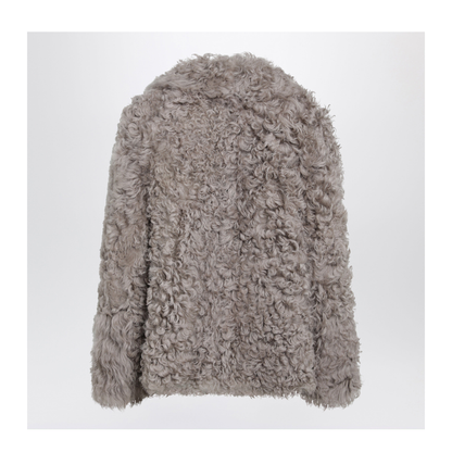 MAYFEYR - Blancha - Short Taupe Fur Jacket - 2613330075TO
