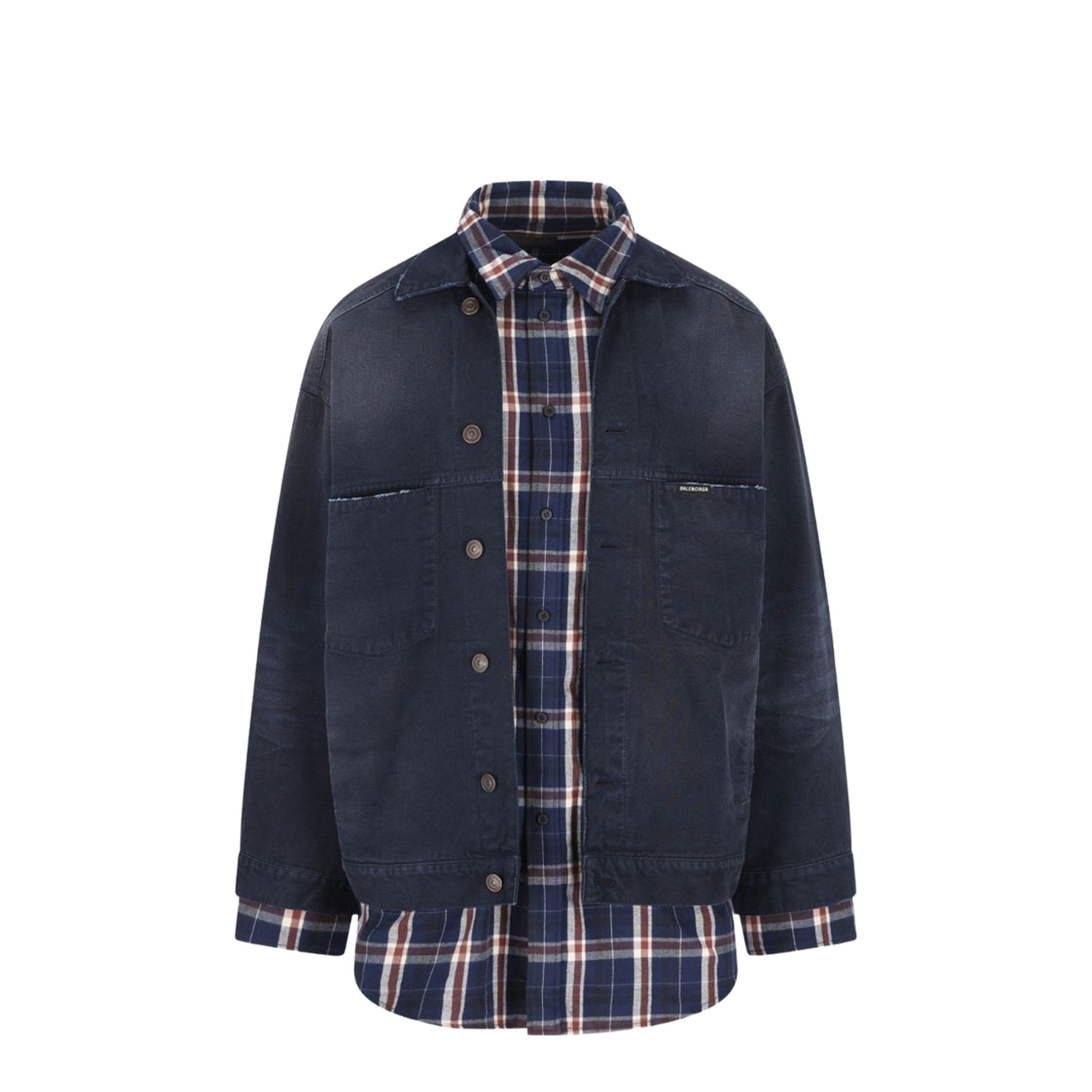 MAYFEYR - Balenciaga - Dark Blue Denim Jacket - 857174TTW648074