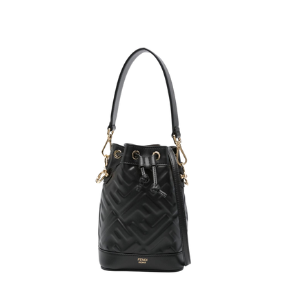 Mon Tresor Mini Calfskin Bucket Bag - Black (Nero)