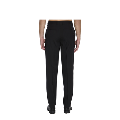 Black Wool Trousers