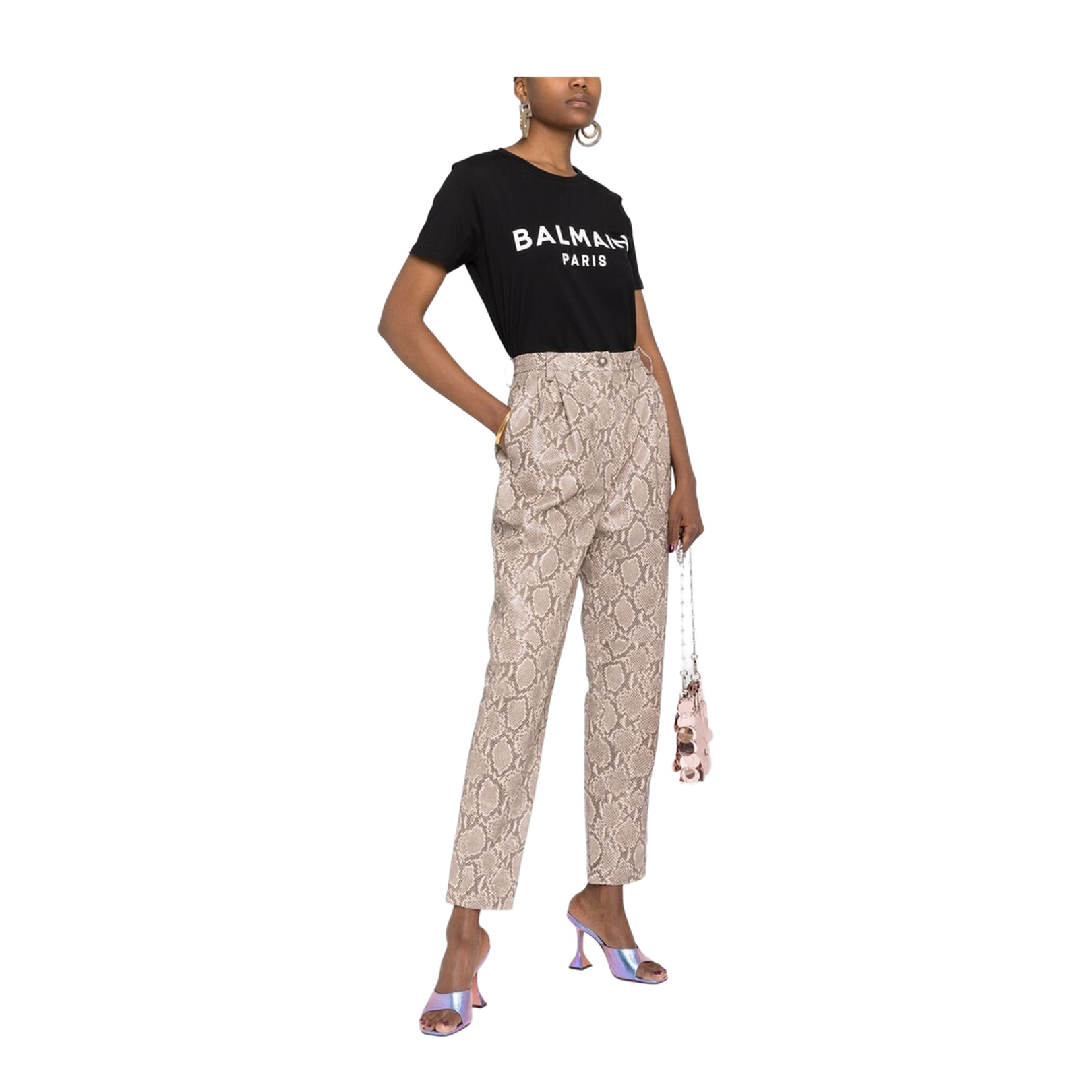 Balmain T-shirts and Polos Black