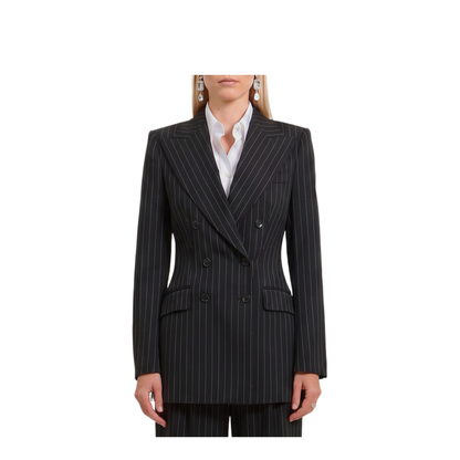 MAYFEYR - Dolce & Gabbana - Double-Breasted Chalk Stripe Jacket - F29QFTFRZATS8051
