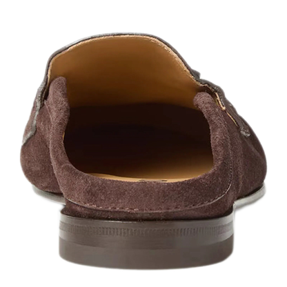 MAYFEYR - Fendi - Brown Suede Moccasin Mules - 8R9194QK9F1UV7