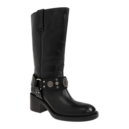 Dakota Buckle Knee High Boots