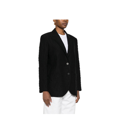 Cotton Blend Blazer Jacket