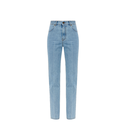 Straight Leg Jeans Light Blue