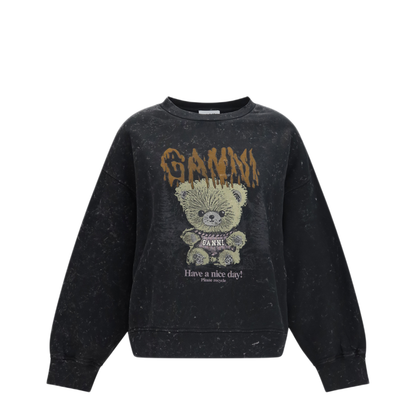 MAYFEYR - Ganni - Isoli Forest Teddy Sweatshirt - A1060093252