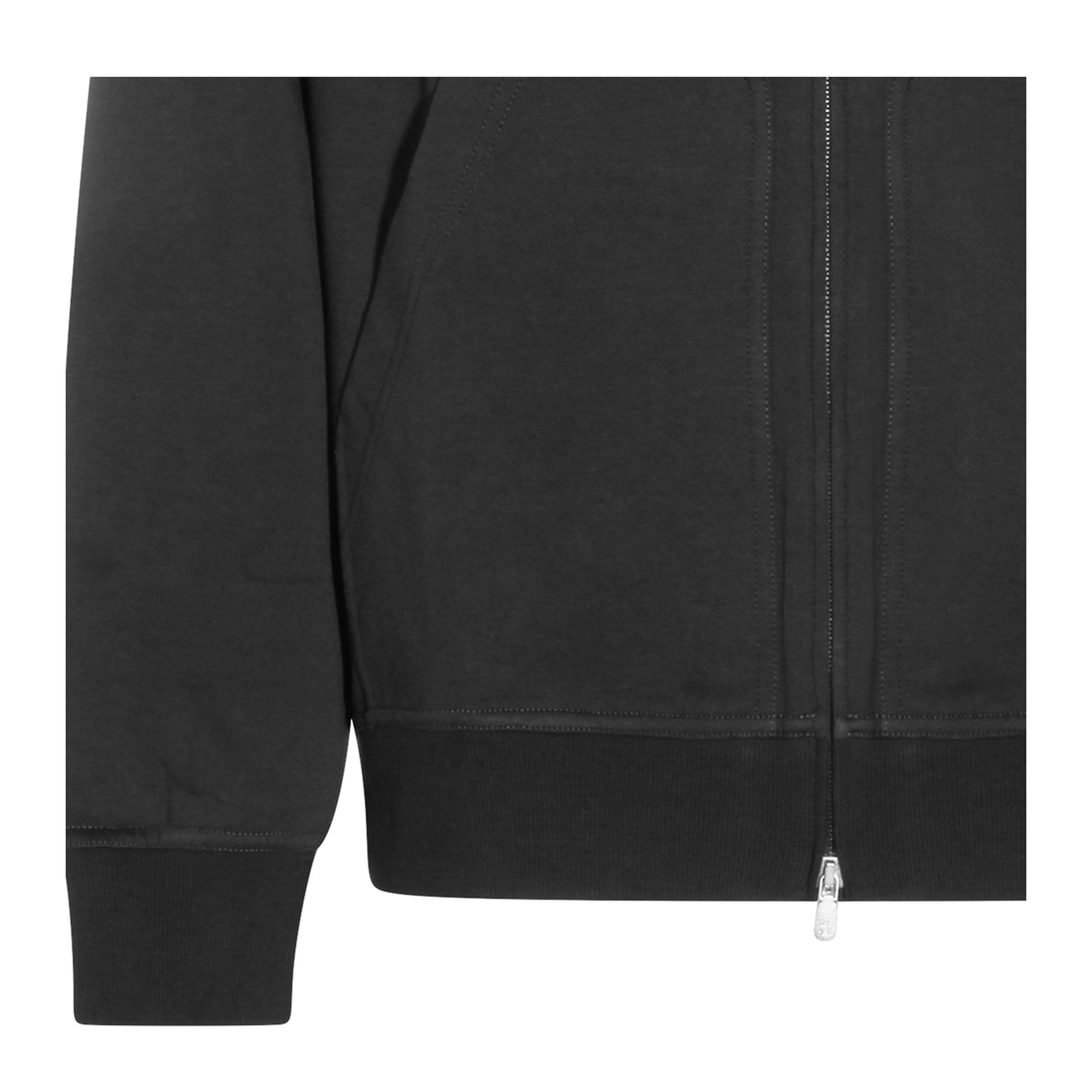 Zip-Fastening Sweater Black
