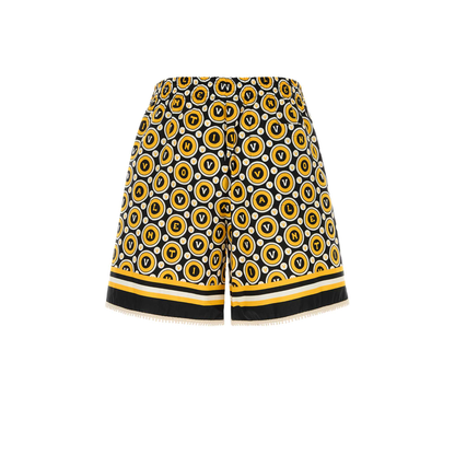 Printed Poplin Bermuda Shorts