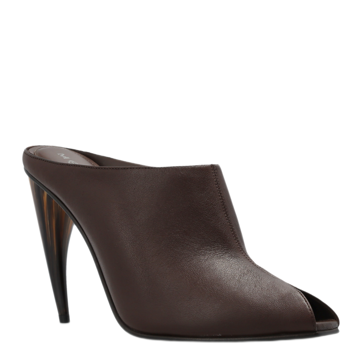 MAYFEYR - Alexander Mcqueen - Leather Heeled Mules - 866004WHAFA2000