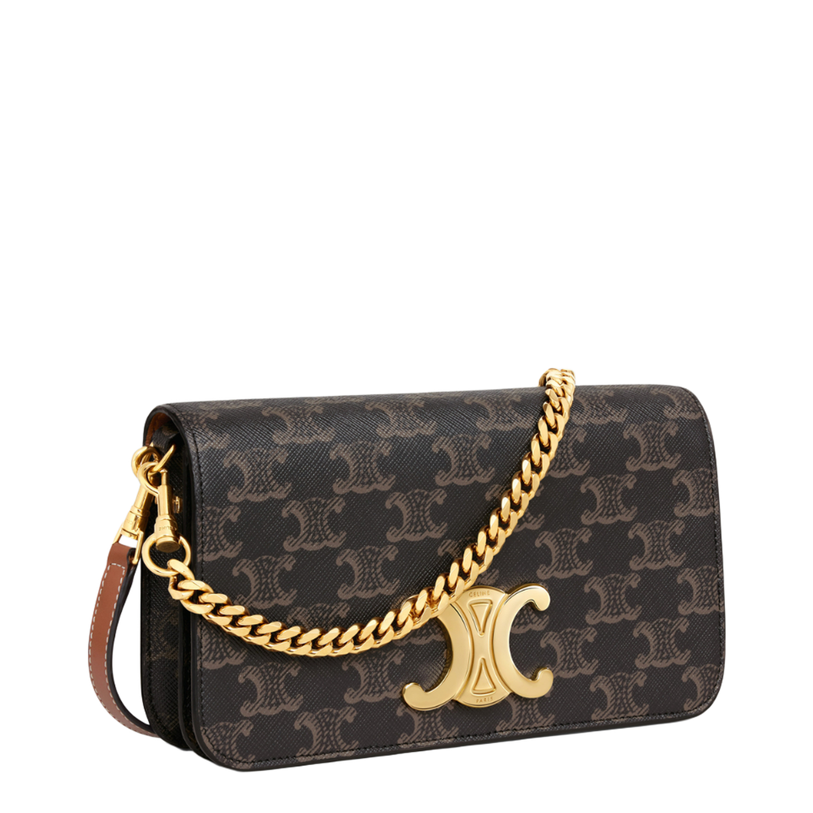 Multi Pochette Crossbody Bag with Triomphe Detail