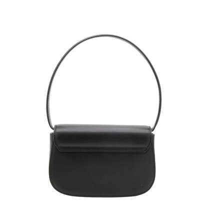1DR-Iconic Nappa Leather Shoulder Bag - Black