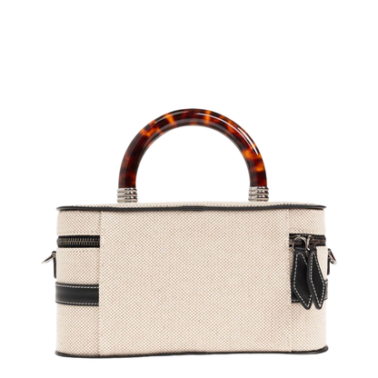 Vanity Belle Vivier Mini Bag Canvas