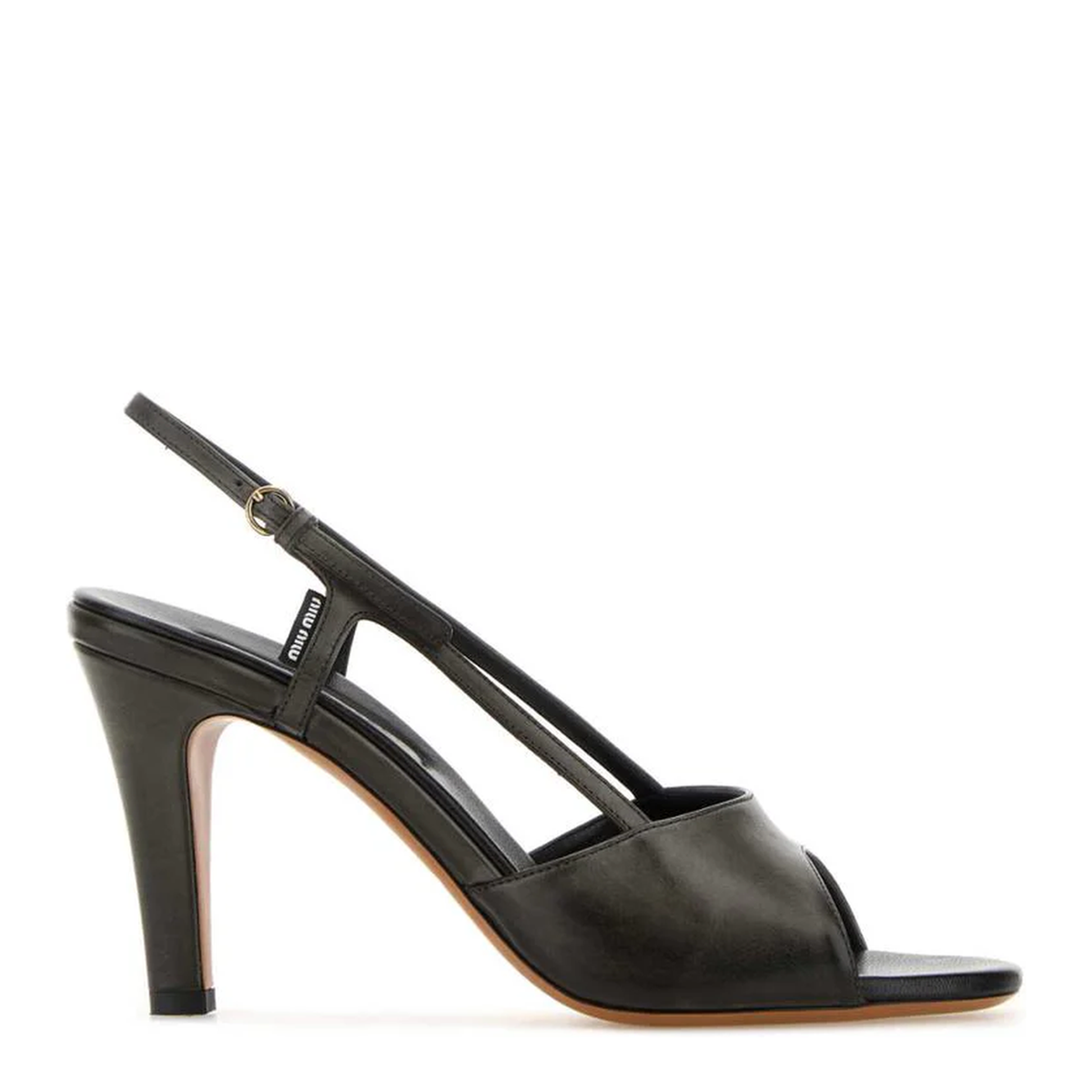 MAYFEYR - Miu Miu - Black Leather Sandals - 5X547EF085537F0002